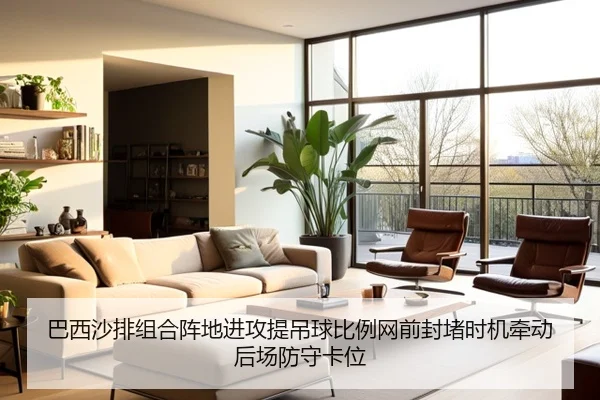 巴西沙排组合阵地进攻提吊球比例网前封堵时机牵动后场防守卡位